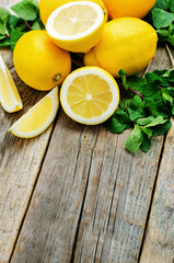 lemons and mint