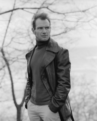 Pensive guy portrait