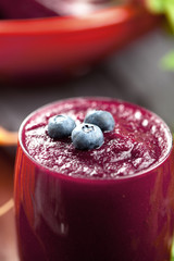 Blaubeeren smoothie 