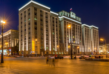 Building of The State Duma of Russian Federation, Moscow. Russia