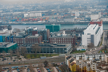 Ludwigshafen Mannheim Altrip Basf Lufaufnahme Pfalz