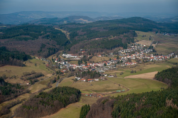 Fototapeta na wymiar Luftaufnahme, Rheinland Pfalz und Umgebung