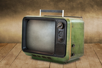Vintage style old television