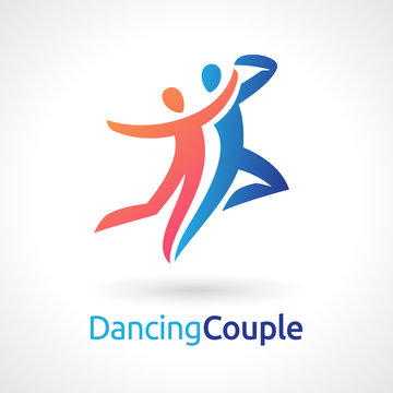 Dancing Couple Vector Symbol