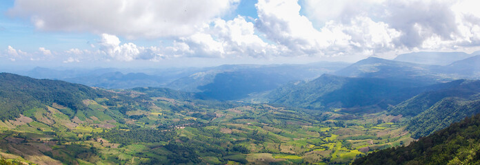 Beautiful mountain landscape in Nothern Thailand