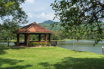 waterfront pavilion at 7 kot Lake © skhunda