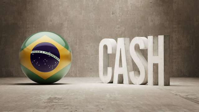 Brazil. Cash  Concept.