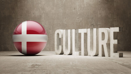 Naklejka premium Denmark. Culture Concept