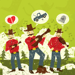 Folk music singers