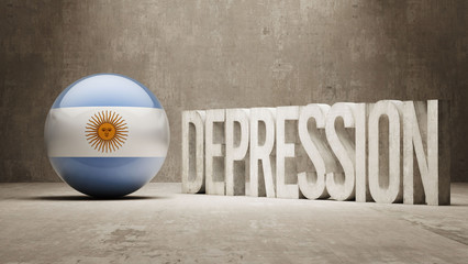 Argentina Depression Concept