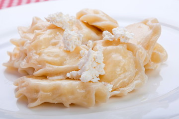 Dumpling with cottage cheese