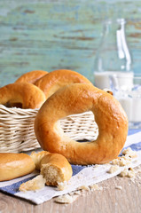 Donut on a napkin