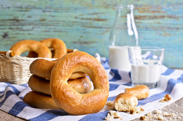 Donut on a napkin