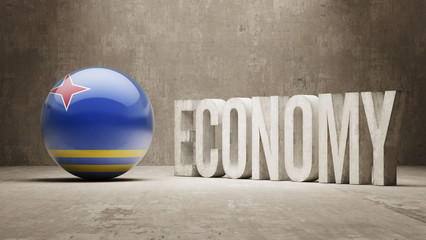 Aruba. Economy  Concept.