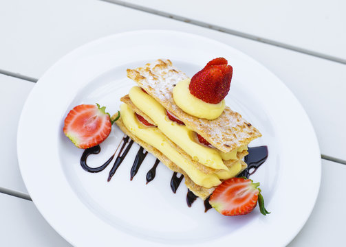 Strawberry Mille Feuille