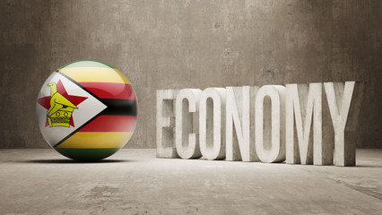 Zimbabwe. Economy  Concept.