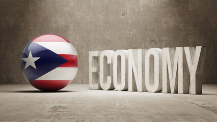 Naklejka premium Puerto Rico. Economy Concept.
