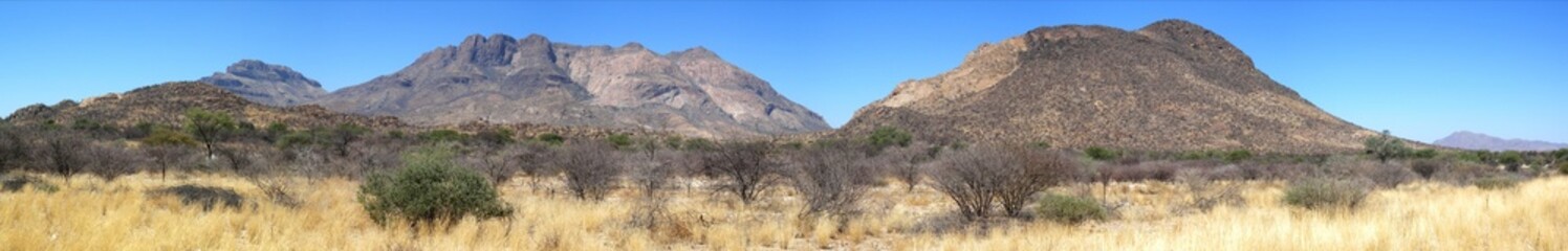 Panorama des Hohenstein in Namibia