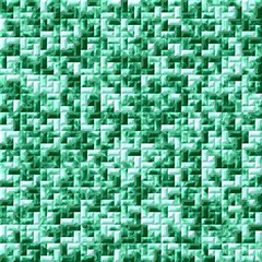 Fototapeta premium Green seamless brick texture