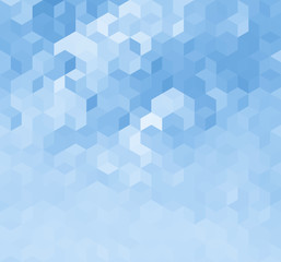 Blue Triangle Abstract Background