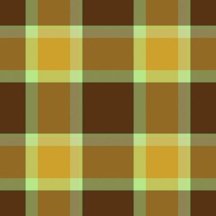 Brown, orange seamless tartan cloth pattern