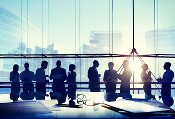 Business People Conference Meeting Boardroom Working Conversatio
