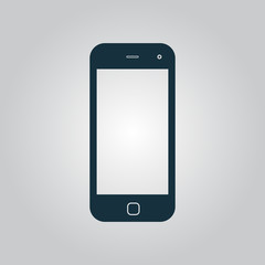 Mobile smartphone icon, sign and button