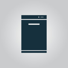 Kitchen - Dishwasher icon, sign and button
