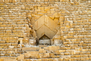 Great pyramid entrance © markobe