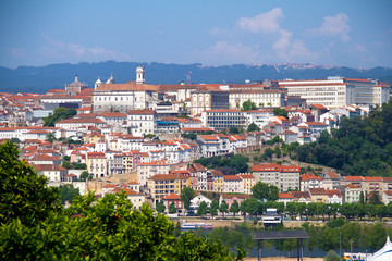 Obraz premium view on city Coimbra, Portugal