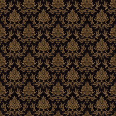 Damask seamless pattern