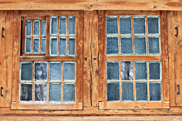 wooden  window