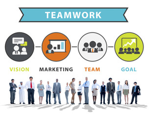 Business People Corporate Marketing Connection Teamwork Concept
