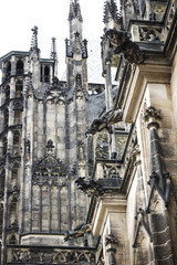 Fototapeta na wymiar Prague St Vitus Cathedrale 04