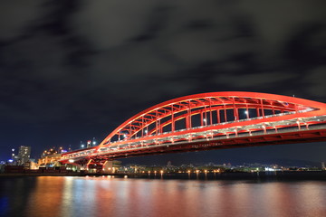 Kobe Bridge in Kobe, Japan