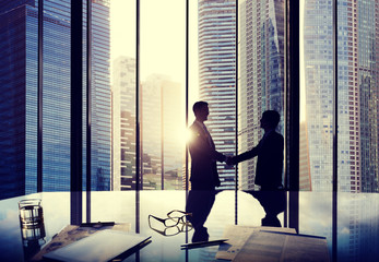 Business Handshake Agreement Partnership Deal Team Concept