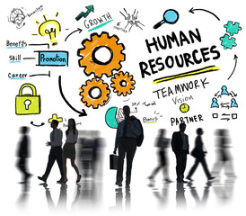 Human Resources Employment Teamwork Business People Commuter Con