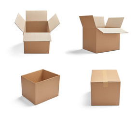 box package delivery cardboard carton