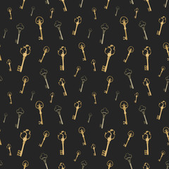 Seamless pattern with key