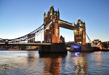 Tower bridge in London