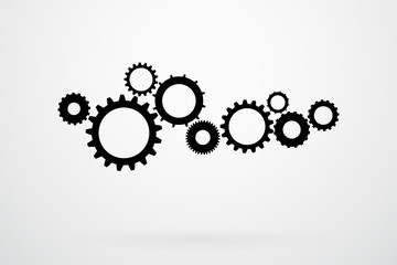 Cogs And Gears Icon Vector Illustration - 77803053