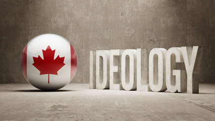 Canada. Ideology  Concept.