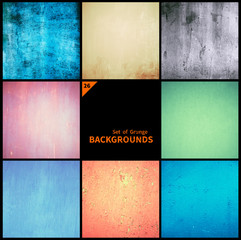 Collection of grunge textures and backgrounds
