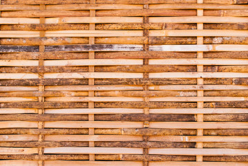 Traditional bamboo fence ,bamboo wall