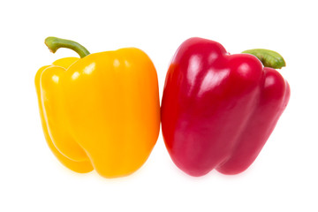 Red and yellow peppers
