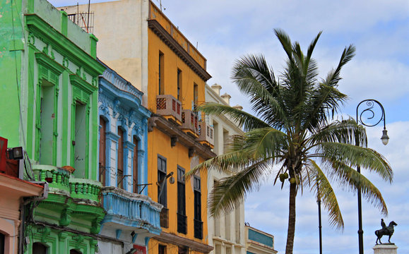 bright building in Havana street