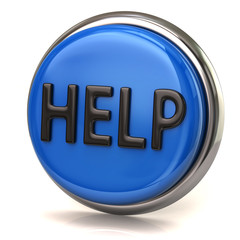 Blue help button