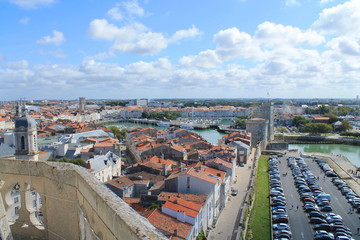 Naklejka na ściany i meble La Rochelle vue d'en haut