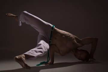 Capoeira dancer