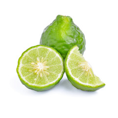 Bergamot fruit on white background